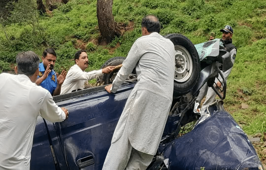 police van accedent