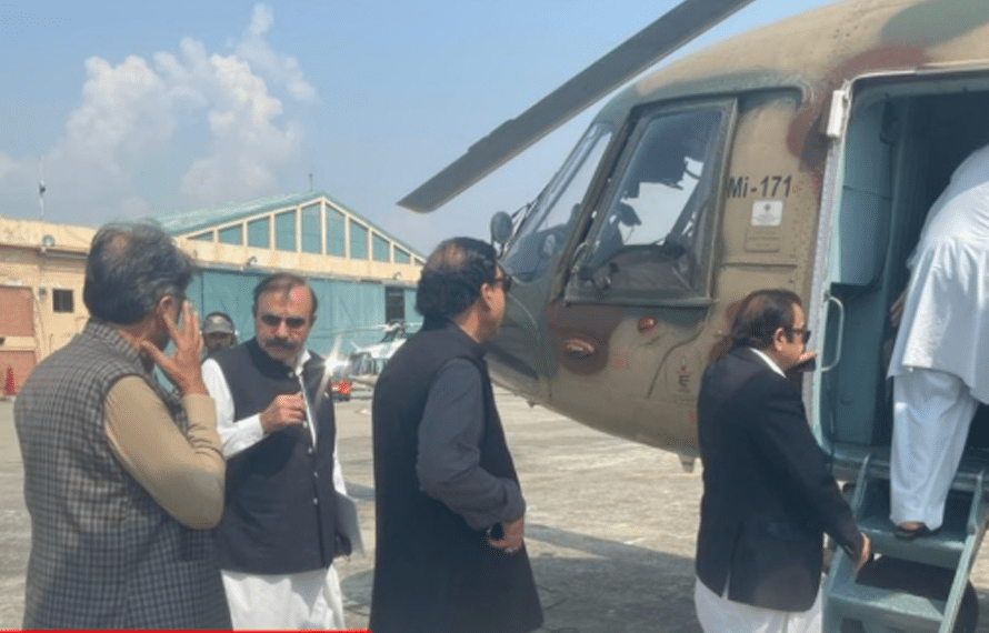 وزیراعظم شہباز شریف کی قائم کردہ اعلیٰ اختیاراتی کمیٹی مظفرآباد پہنچ گئی