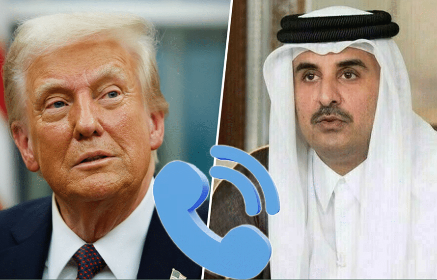 امیر قطر کا ڈونلڈ ٹرمپ سے ٹیلیفونک رابطہ، امن منصوبے پر تبادلہ خیال