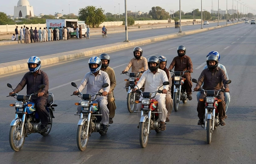 موٹر سائیکل سوار