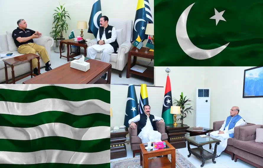 وزیراعظم فیصل ممتاز راٹھور سے چیف سیکرٹری اور آئی جی پولیس کی الگ الگ ملاقاتیں