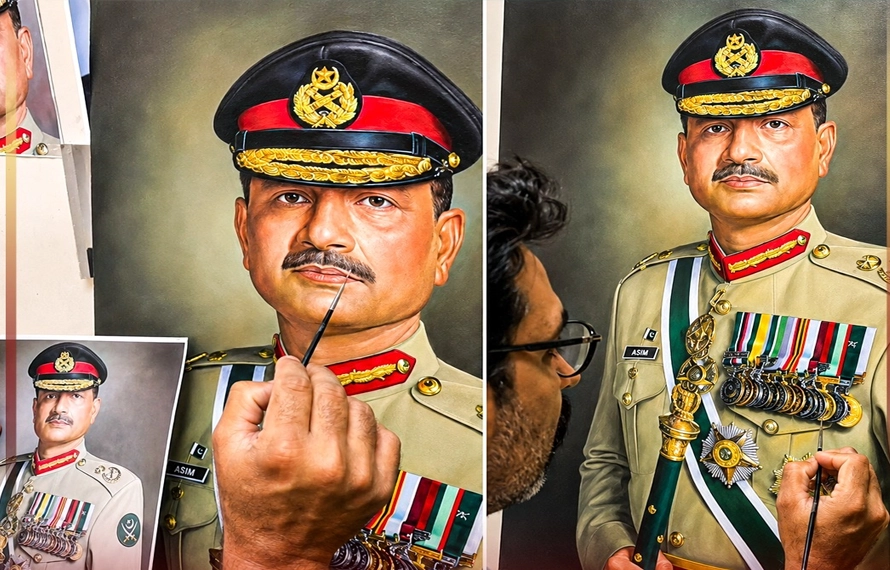 فیلڈ مارشل سید عاصم منیر کے شاندار پورٹریٹ نے سوشل میڈیا پر دھوم مچا دی