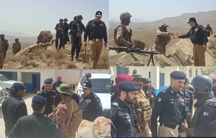 آئی جی بلوچستان محمد طاہر کا شعبان آپریشن محاذ کا دورہ ، نوجوانوں کو خراج تحسین پیش
