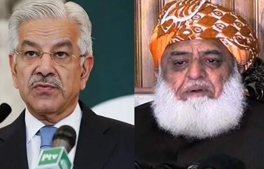 وزیر دفاع خواجہ آصف کا  مولانا فضل الرحمان کے حالیہ بیان پر سخت ترین ردعمل