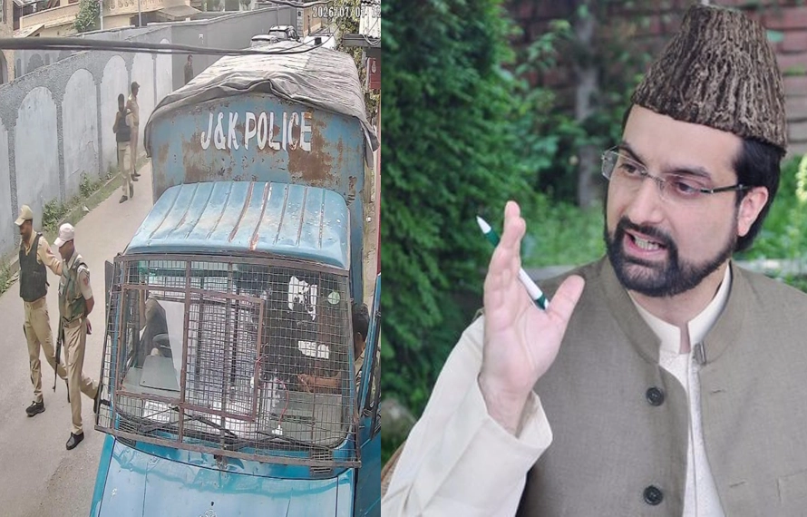 بلٹ متاثرین کے حق میں ٹوئٹ: میر واعظ عمر فاروق گھر میں نظر بند