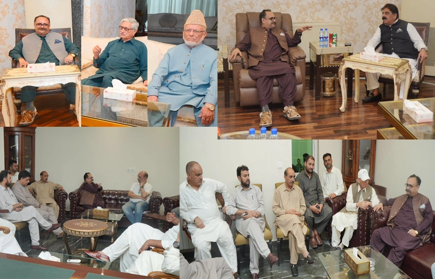 سردار تنویر الیاس کی رہائشگاہ پراعلیٰ سیاسی قیادت کی آمد،حملے کی مذمت