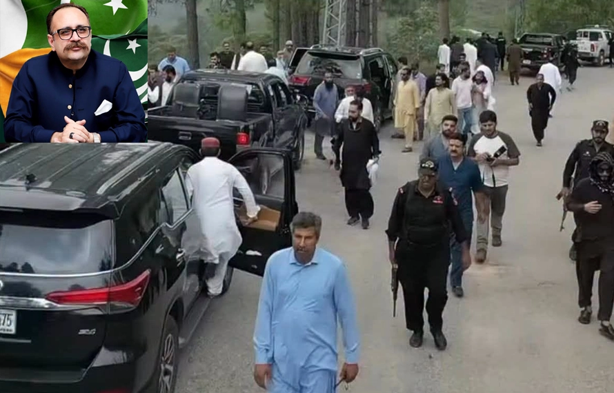 تنویر الیاس کے قافلے پر شرپسندوں کا حملہ،گارڈ جاں بحق، متعدد افراد زخمی