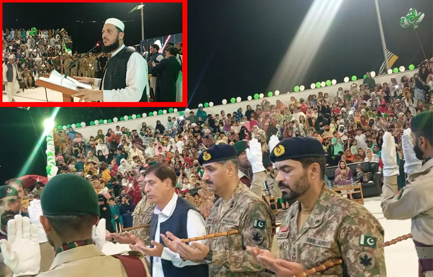 یادگارِ شہدائے کیرن میں جشنِ آزادی کی پروقار تقریب کا انعقاد