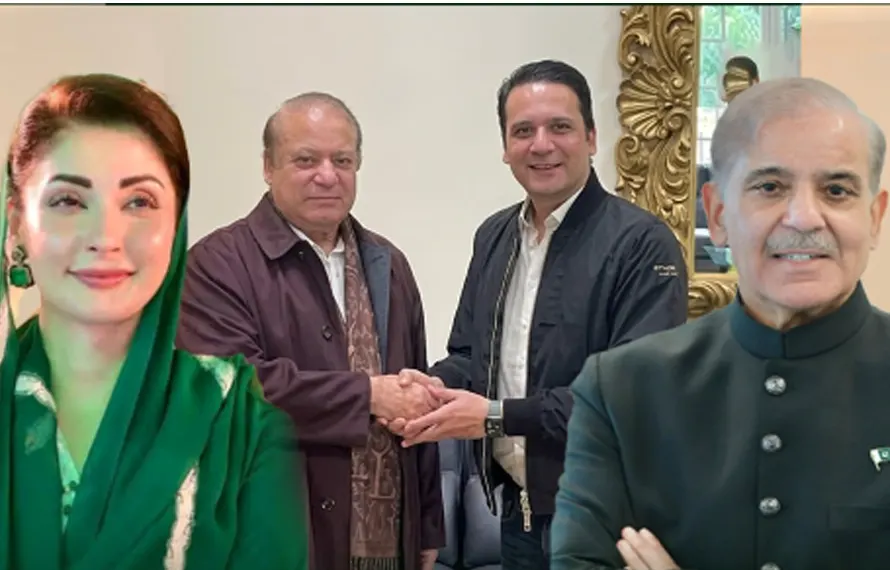 آزاد کشمیر کے نومنتخب وزیراعظم افتخار گیلانی کی لاہور میں مسلم لیگ (ن) کی سینئر قیادت سے ملاقات