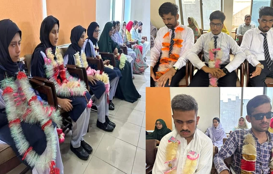 میٹرک امتحانات :100فیصد نتائج ،عقاب سکول کے بینائی سے محروم طلباء نے نئی تاریخ رقم کردی