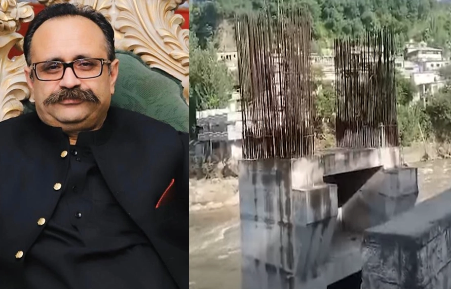 سردار تنویر الیاس کے دور میں منظور شدہ مہاجر کیمپ پل کی تعمیر کا کام دوبارہ شروع