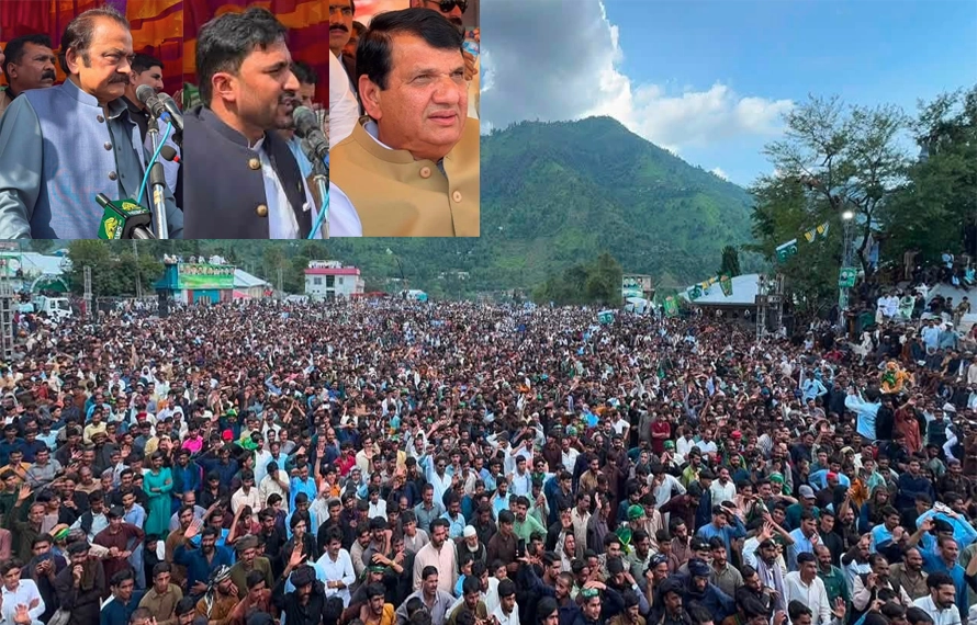 حویلی میں ن لیگ کا بڑا پاور شو،پیپلز پارٹی نے شکست پر دھاندلی کا بیانیہ اپنایا، رانا ثنااللہ