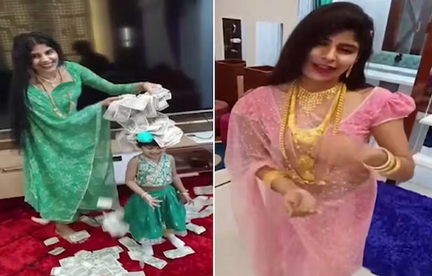 دولت کی نمائش، بھارتی خاتون یوٹیوبر  کے گھر سے کروڑوں کے زیورات ، نقدی چوری