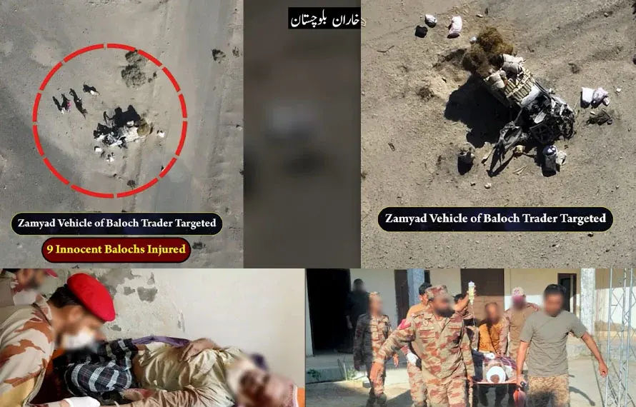 خاران: فتنۃ الہندوستان کے دہشت گردوں کا مسافر گاڑی پر حملہ، ایک مزدور زخمی