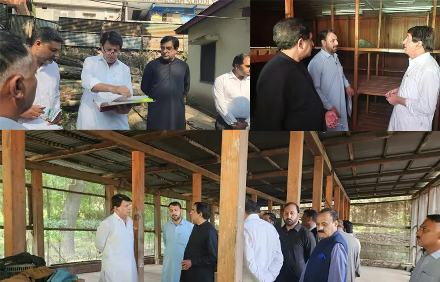 گڑھی دوپٹہ: وزیر جنگلات وائلڈ لائف و فشریز وقار احمد نور کا فارسٹ ڈپو کا دورہ