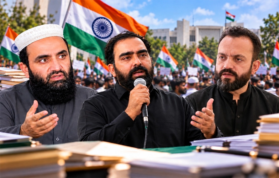 پاکستان مخالف بیانیہ ناکام،بھارتی فنڈنگ کا حساب مانگنے پر کالعدم ایکشن کمیٹی کے رہنما آپس میں لڑ پڑے