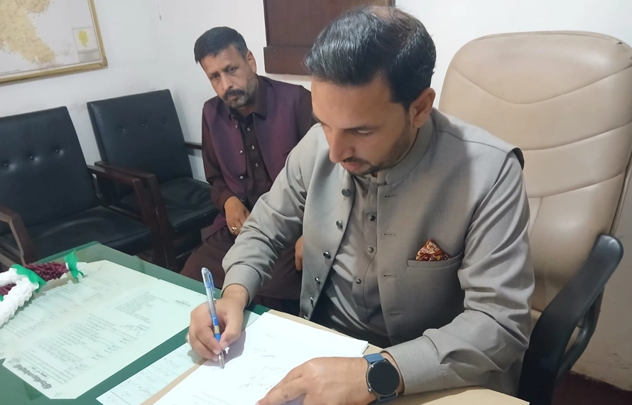 گڑھی دوپٹہ:سید اناب گیلانی نئے تحصیل دارتعینات