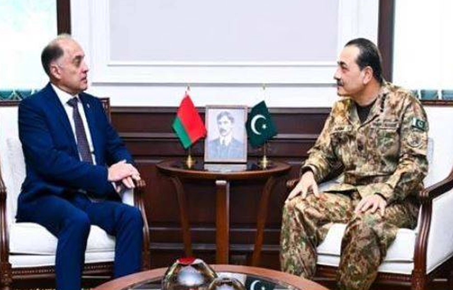 فیلڈ مارشل عاصم منیر سے بیلاروس کے اعلیٰ سطح وفد کی ملاقات