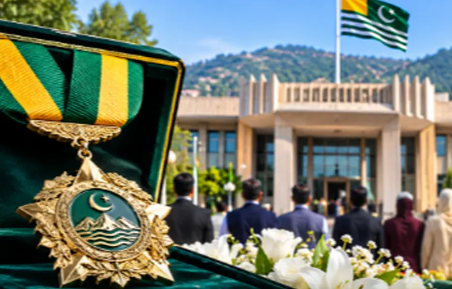 مظفرآباد: حکومتِ آزاد کشمیر کا 27 شخصیات کو صدارتی ایوارڈ دینے کا فیصلہ