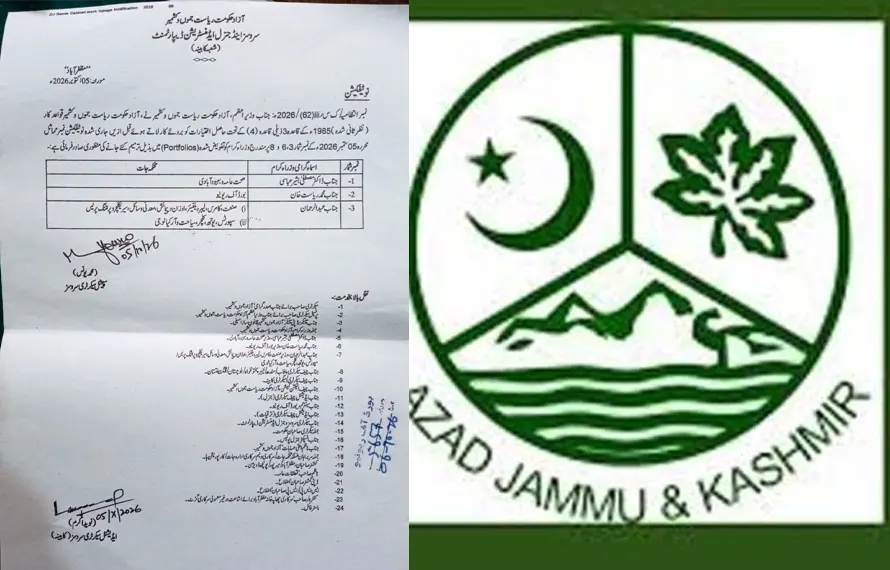 وزیراعظم کی منظوری سے وزراء کے لیے نئے محکموں کا باضابطہ نوٹیفکیشن جاری