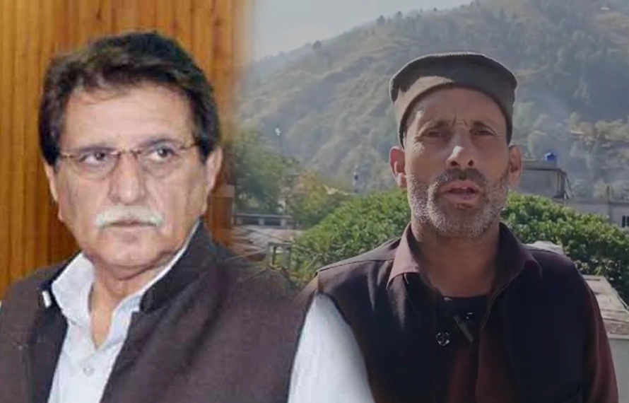 سابق وزیر اعظم آزاد کشمیر فاروق حیدر پر شہری کی کڑی تنقید