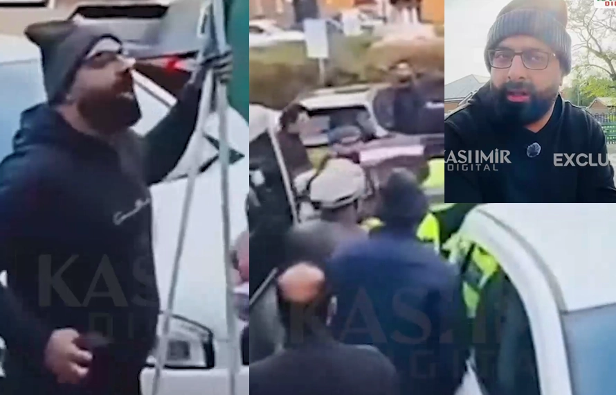 کالعدم ایکشن کمیٹی کے جتھے کا کشمیری نوجوان فیصل پر حملہ،پاکستانی پرچم چھین لئے
