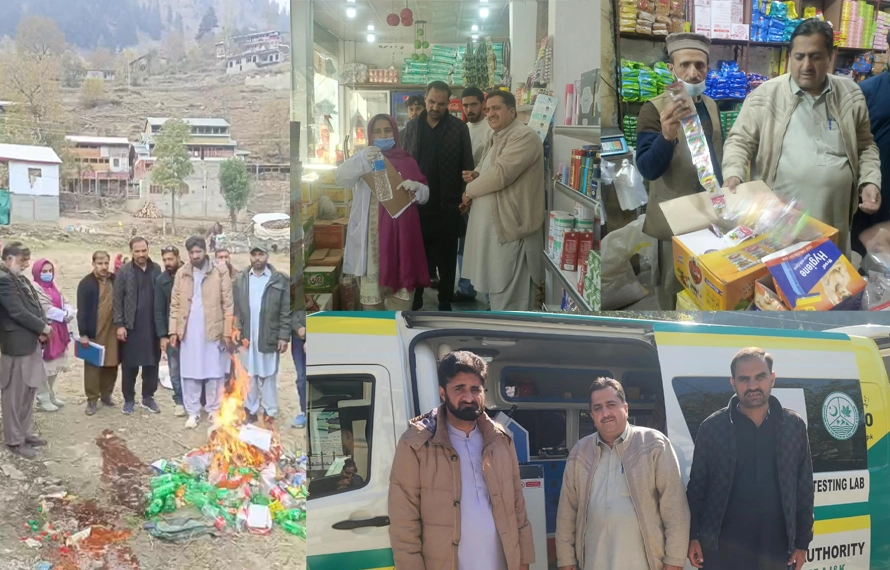 وادی نیلم، فوڈ اتھارٹی کا بڑا کریک ڈاؤن، مضر صحت اشیاء تلف، دکانداروں پر جرمانے