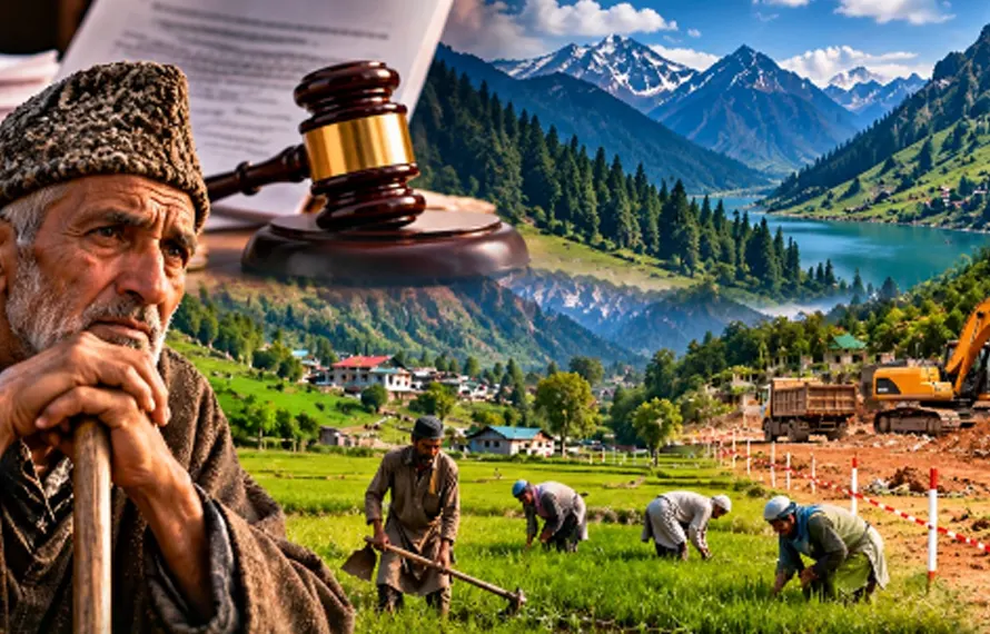 مقبوضہ کشمیر: زرعی زمینوں پر تجارتی تعمیرات کا نیا قانون، قحط اور ماحولیاتی تباہی کے خدشات لاحق