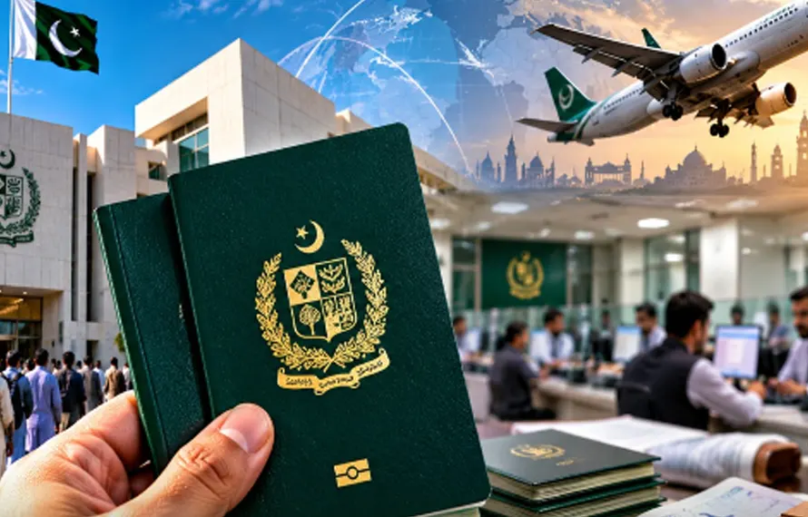 مشین ریڈ ایبل پاسپورٹ کی جگہ آج سےصرف ای پاسپورٹ جاری کرنے کا فیصلہ
