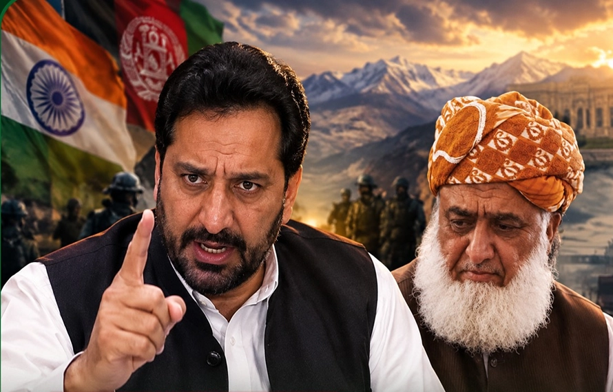 فضل الرحمان نے بھارت اور افغانستان کو خوش کیا، محب وطنی کا پول کھل گیا، ساجد ملک