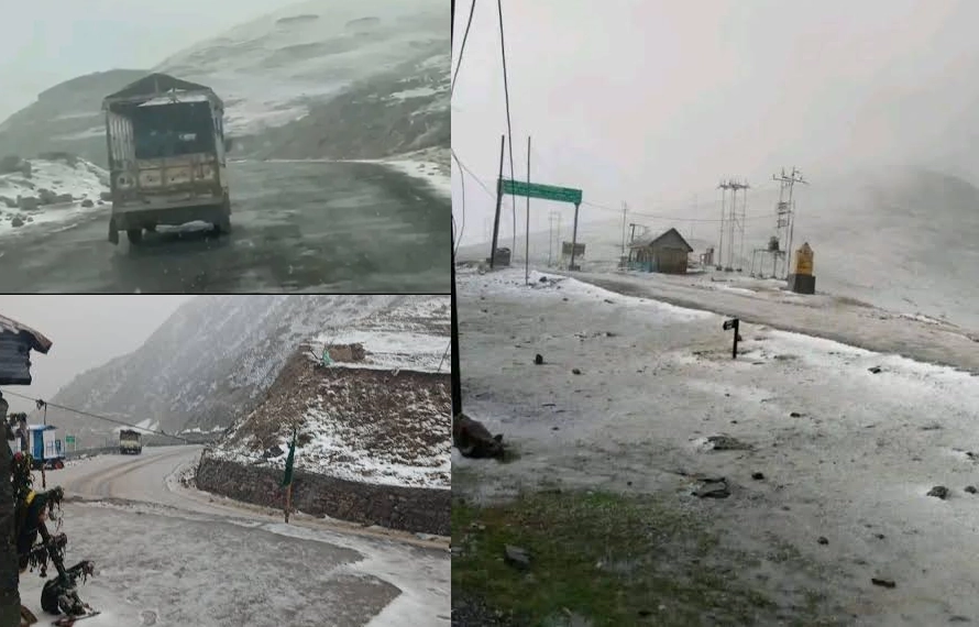 وادی کشمیر: پہاڑیوں پر برفباری، سردی کی شدت بڑھ گئی