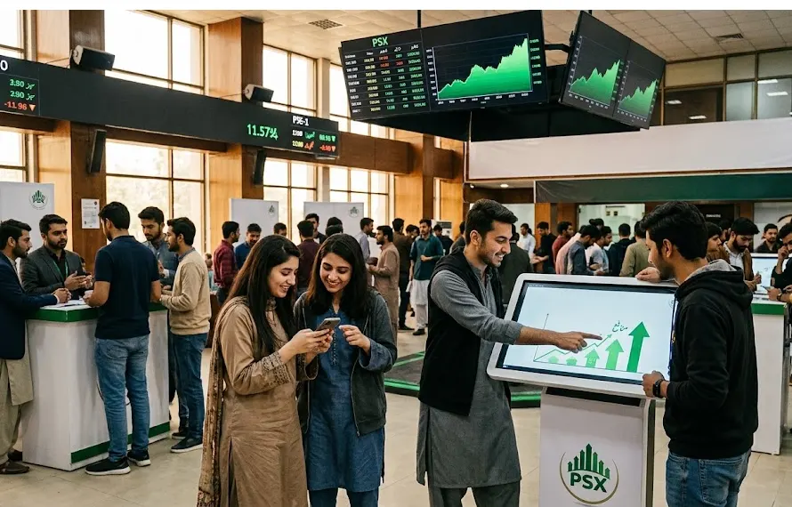 پاکستان کی ’جین زی‘ کا سٹاک مارکیٹ میں تاریخی قدم: ہزاروں نوجوانوں کا  سرمایہ کاری کی جانب نیا سفر