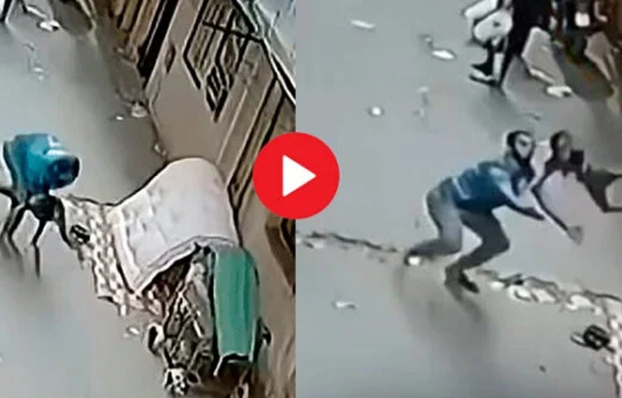 نوجوان کی حاضر دماغی، بالکونی سے گرنے والے بچے کی جان بچا لی